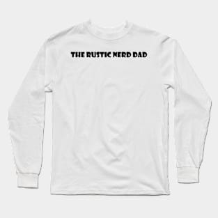 The RND Cartoon Lettering - Black Long Sleeve T-Shirt